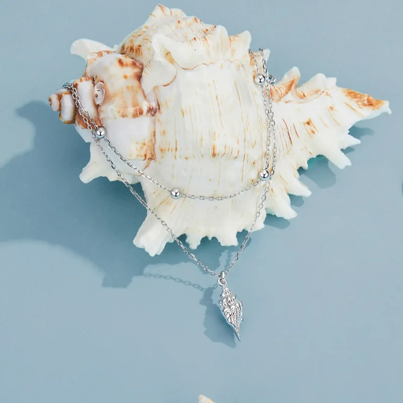 (bilde for) PANDORA Style Conch Shell Halskjede - BSN387 - Vis 2