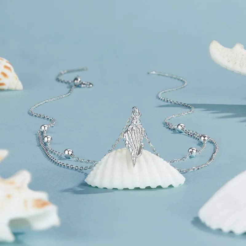 (bilde for) PANDORA Style Conch Shell Halskjede - BSN387 - Vis 3