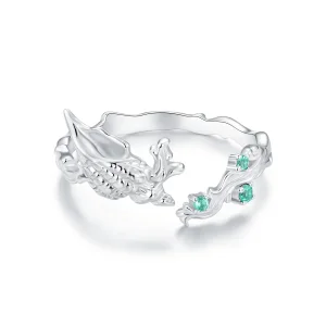 (bilde for) PANDORA Style Conch shell åpen ring - BSR554-E