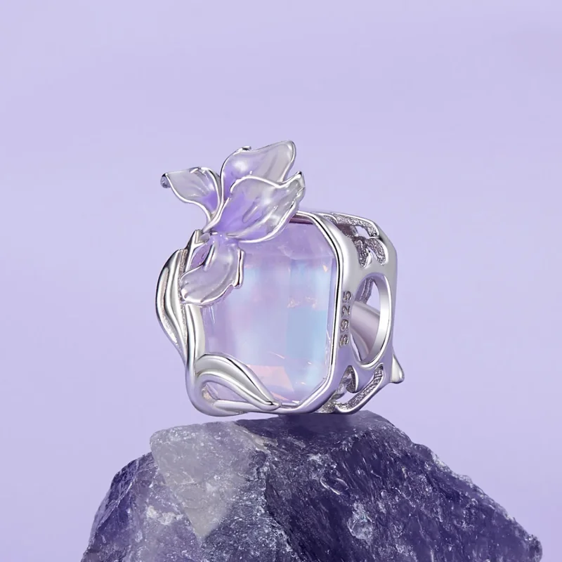 (bilde for) PANDORA Style Crystal Iris sjarm - BSC1032 - Vis 2