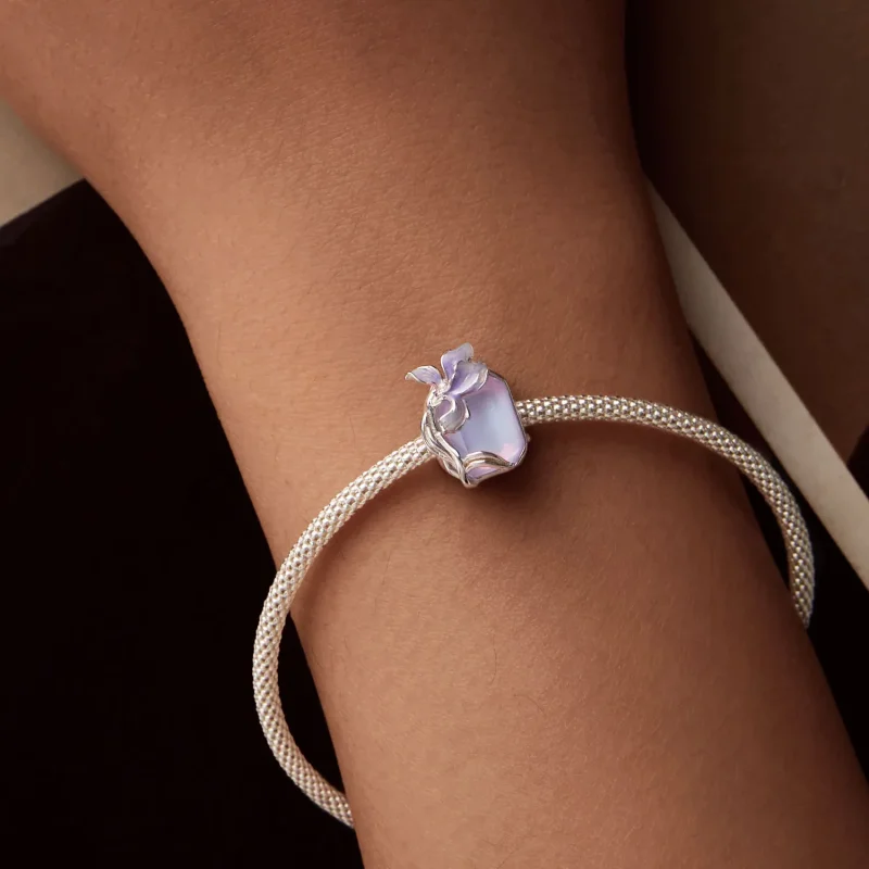 (bilde for) PANDORA Style Crystal Iris sjarm - BSC1032 - Vis 7