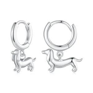 (bilde for) PANDORA Style Dachshund Øreklips - SCE1757