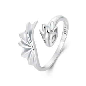 (bilde for) PANDORA Style Dragon Ring - SCR1017-E