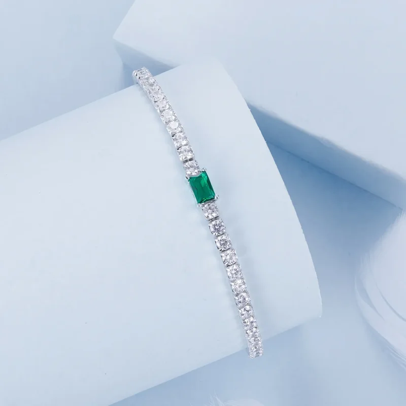 (bilde for) PANDORA Style Elegant Emerald Armbånd - BSB179 - Vis 2