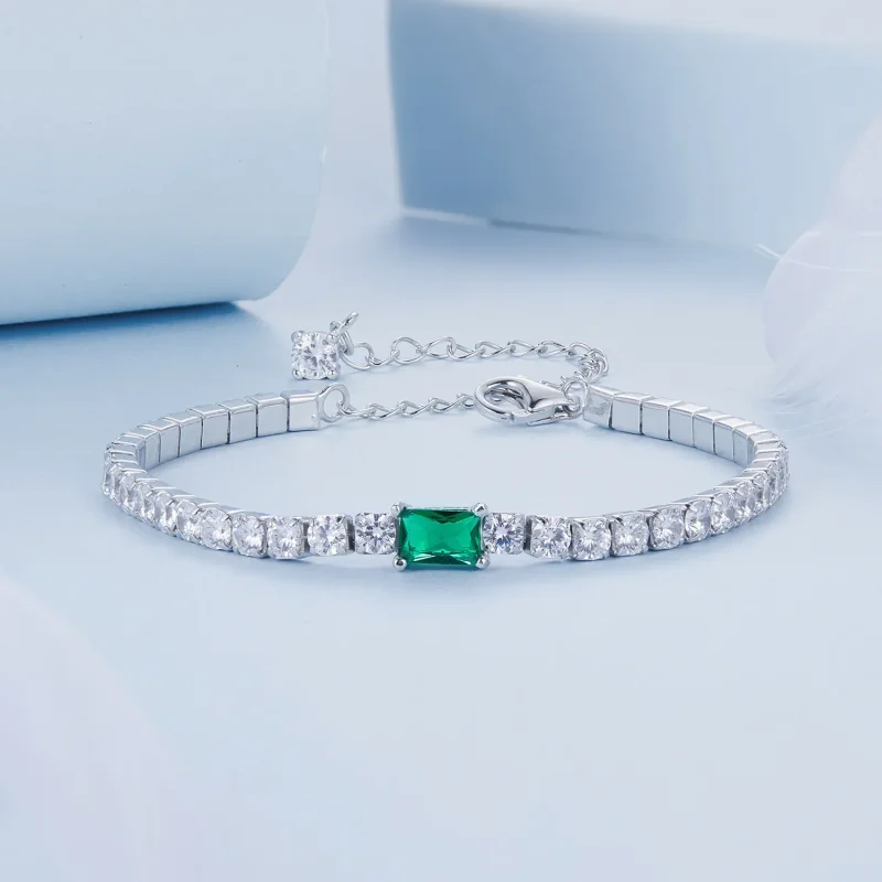 (bilde for) PANDORA Style Elegant Emerald Armbånd - BSB179 - Vis 3