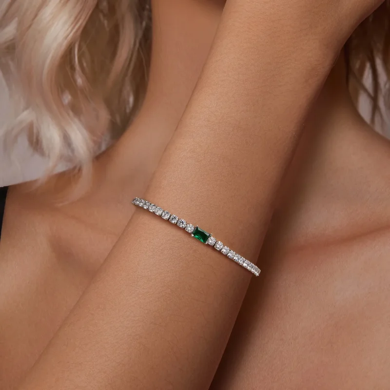 (bilde for) PANDORA Style Elegant Emerald Armbånd - BSB179 - Vis 5