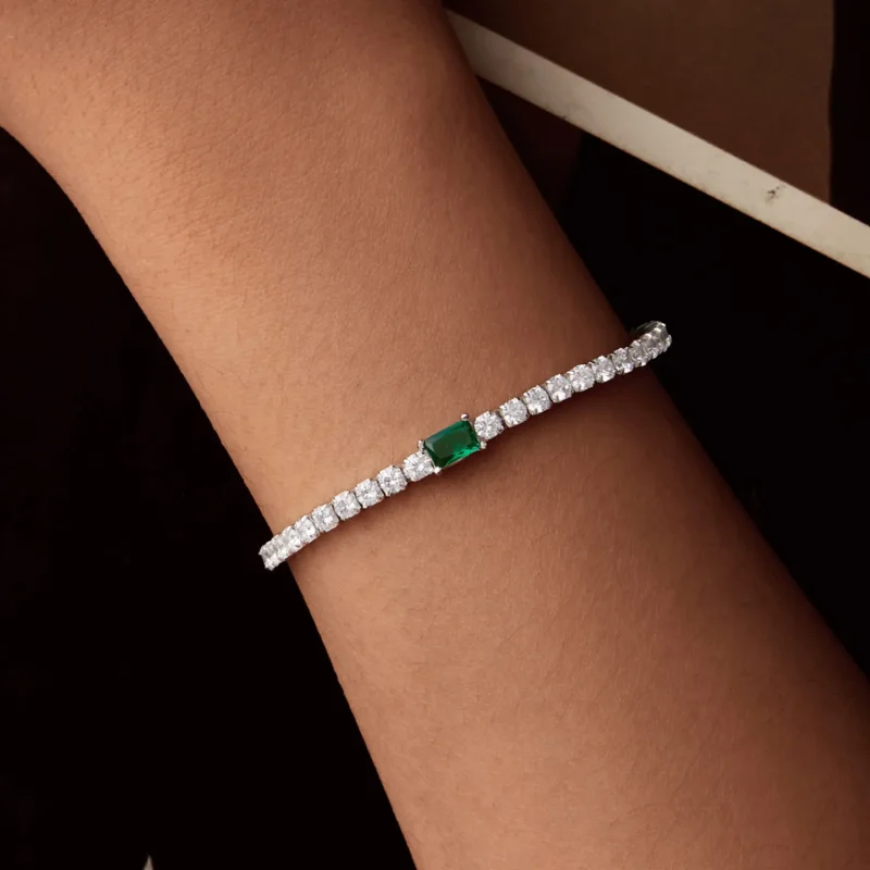 (bilde for) PANDORA Style Elegant Emerald Armbånd - BSB179 - Vis 8