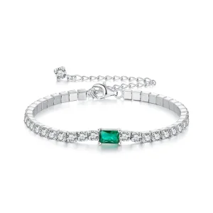 (bilde for) PANDORA Style Elegant Emerald Armbånd - BSB179