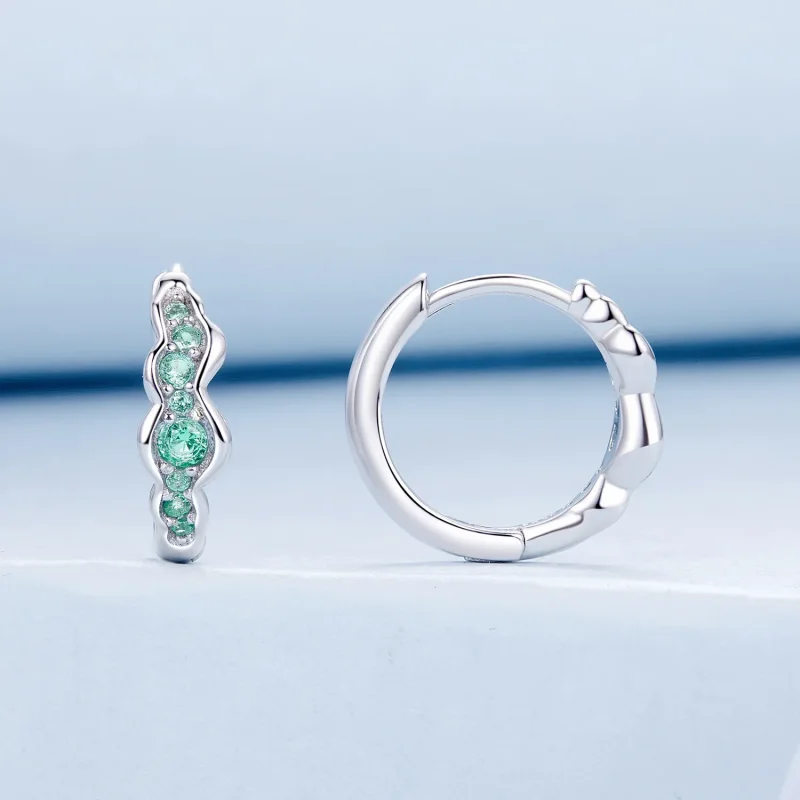 (bilde for) PANDORA Style Green Wave øredobber - BSE1034 - Vis 2
