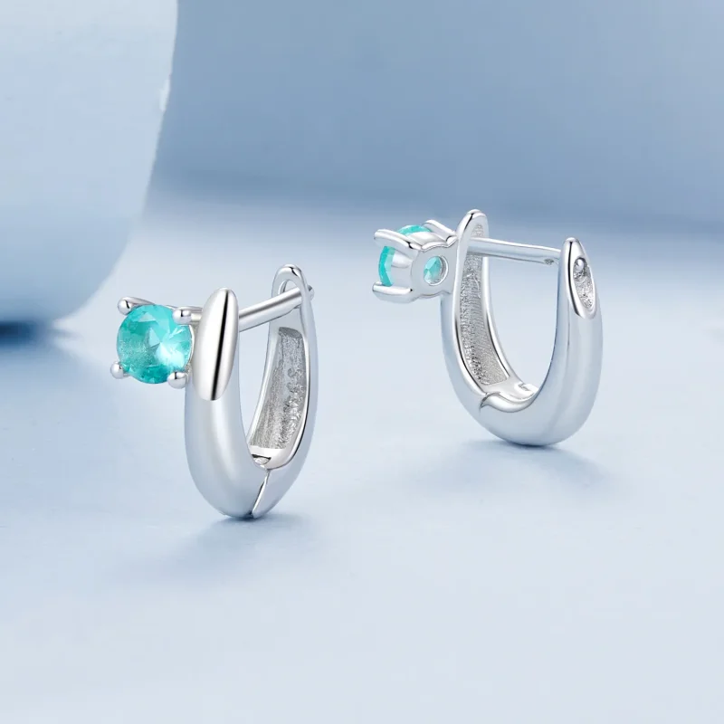 (bilde for) PANDORA Style Grønne øredobber - BSE1030 - Vis 3