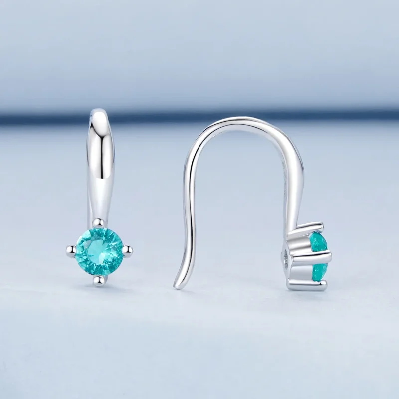 (bilde for) PANDORA Style Grønne ørekroker - BSE1029 - Vis 2