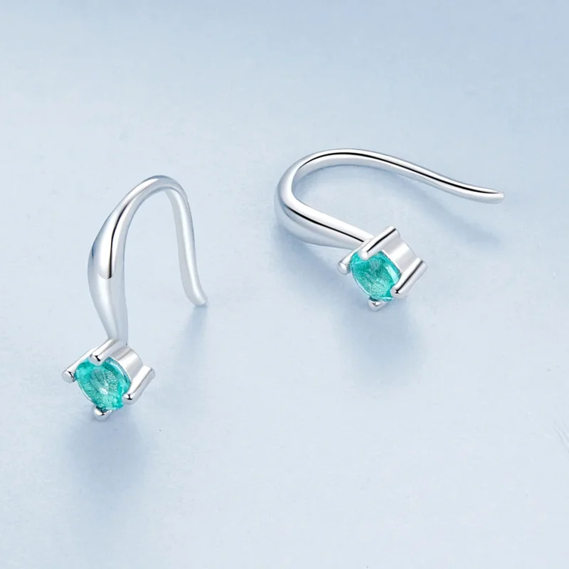(bilde for) PANDORA Style Grønne ørekroker - BSE1029 - Vis 3