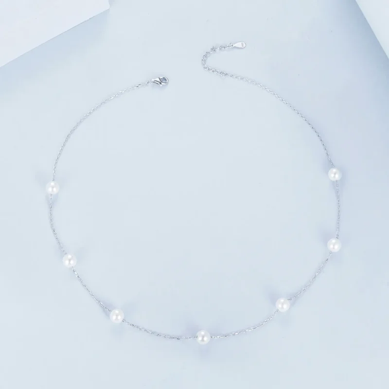 (bilde for) PANDORA Style Gypsophila Halskjede - BSN389 - Vis 3