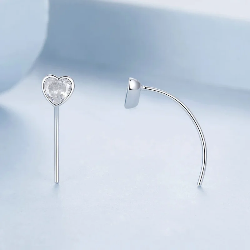(bilde for) PANDORA Style Heart øredobber - BSE1003 - Vis 2