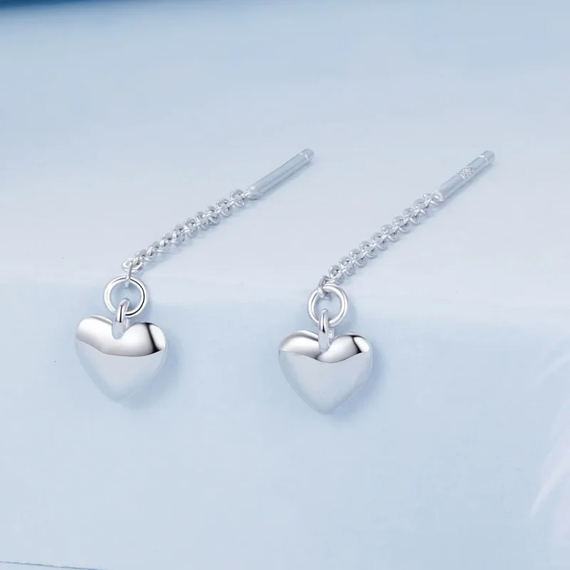 (bilde for) PANDORA Style Heart øredobber - BSE1006 - Vis 2