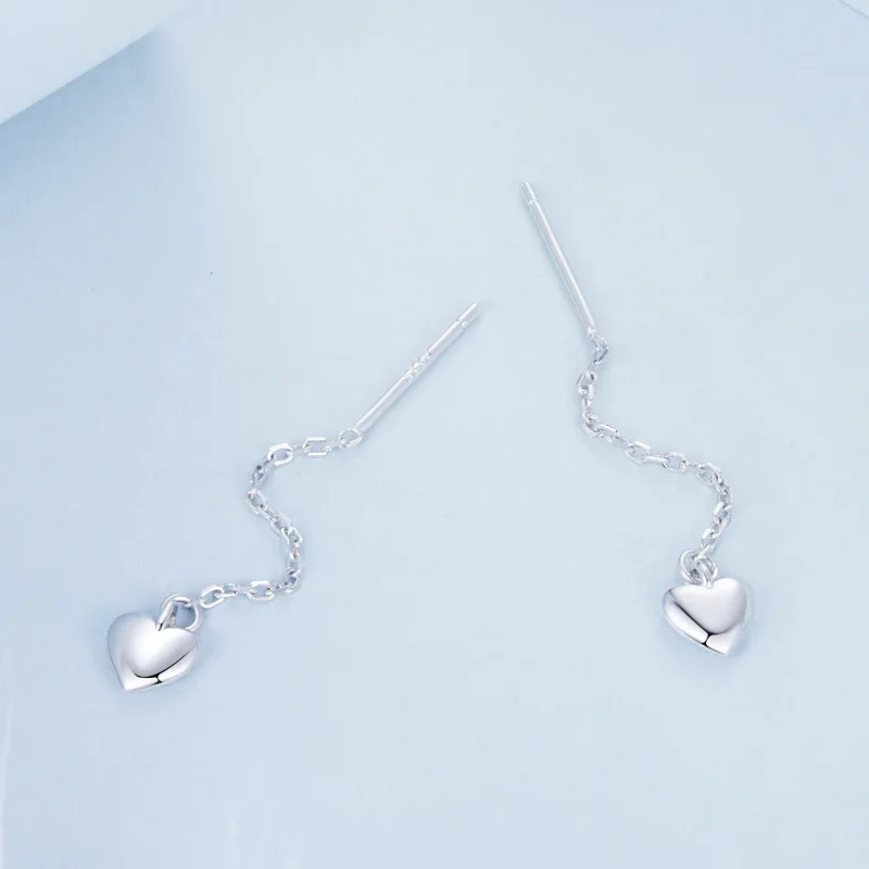(bilde for) PANDORA Style Heart øredobber - BSE1006 - Vis 3