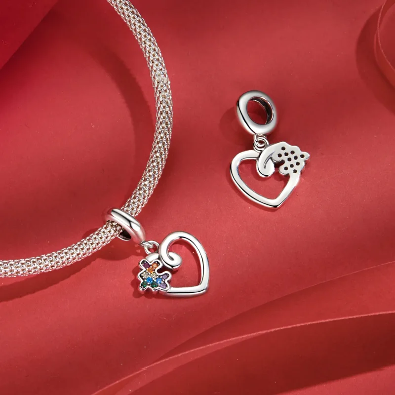 (bilde for) PANDORA Style Hjerte puslespill anheng - SCC2774 - Vis 4