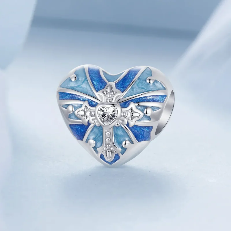 (bilde for) PANDORA Style Hjerteformet korssjarm - BSC1024 - Vis 2