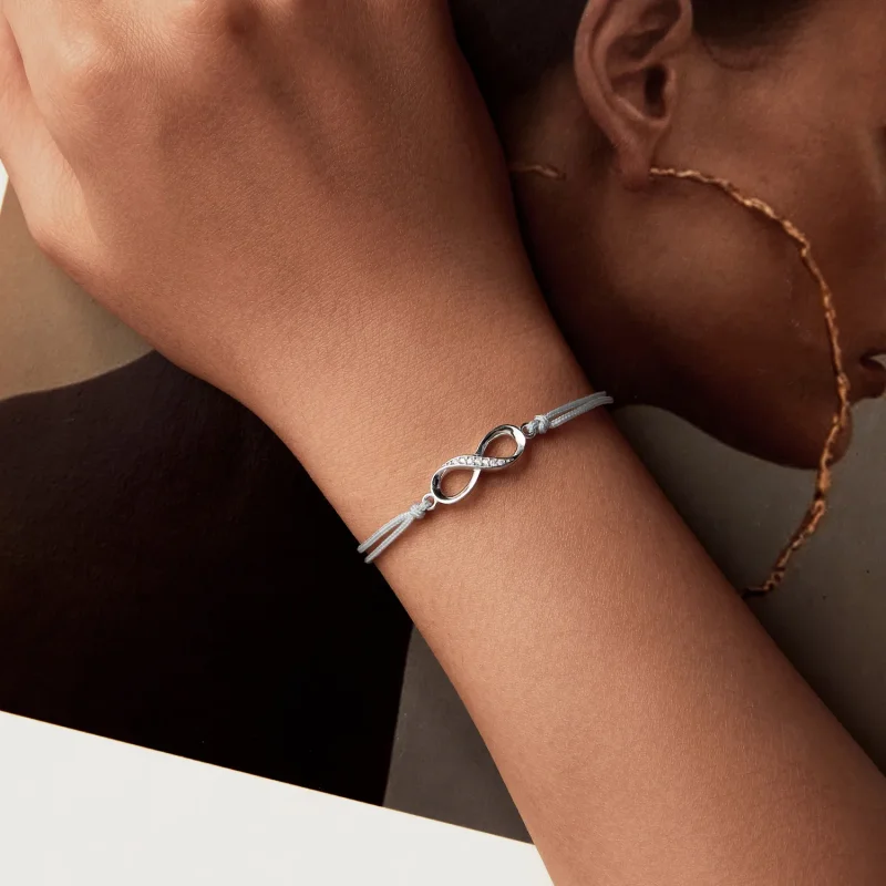 (bilde for) PANDORA Style Infinity-symbolarmbånd - SCB279 - Vis 4