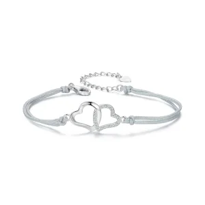 (bilde for) PANDORA Style Interlocking Hearts Armbånd - SCB274