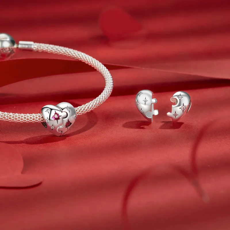 (bilde for) PANDORA Style Jigsaw hjerte sjarm - SCC2775 - Vis 4