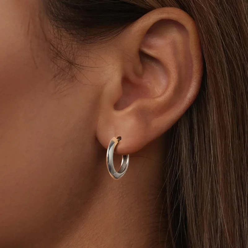 (bilde for) PANDORA Style Klassiske øredobber i sterling sølv - BSE1016 - Vis 6
