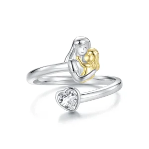 (bilde for) PANDORA Style Klemring til mor og datter - SCR1052-E