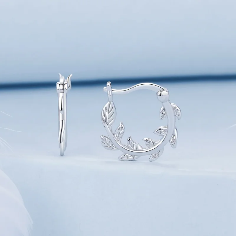 (bilde for) PANDORA Style Leaf øredobber - BSE1022 - Vis 2
