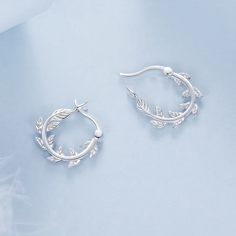(bilde for) PANDORA Style Leaf øredobber - BSE1022 - Vis 4