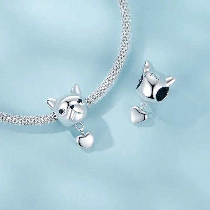 (bilde for) PANDORA Style Love French Bulldog Dangle - SCC2767 - Vis 5