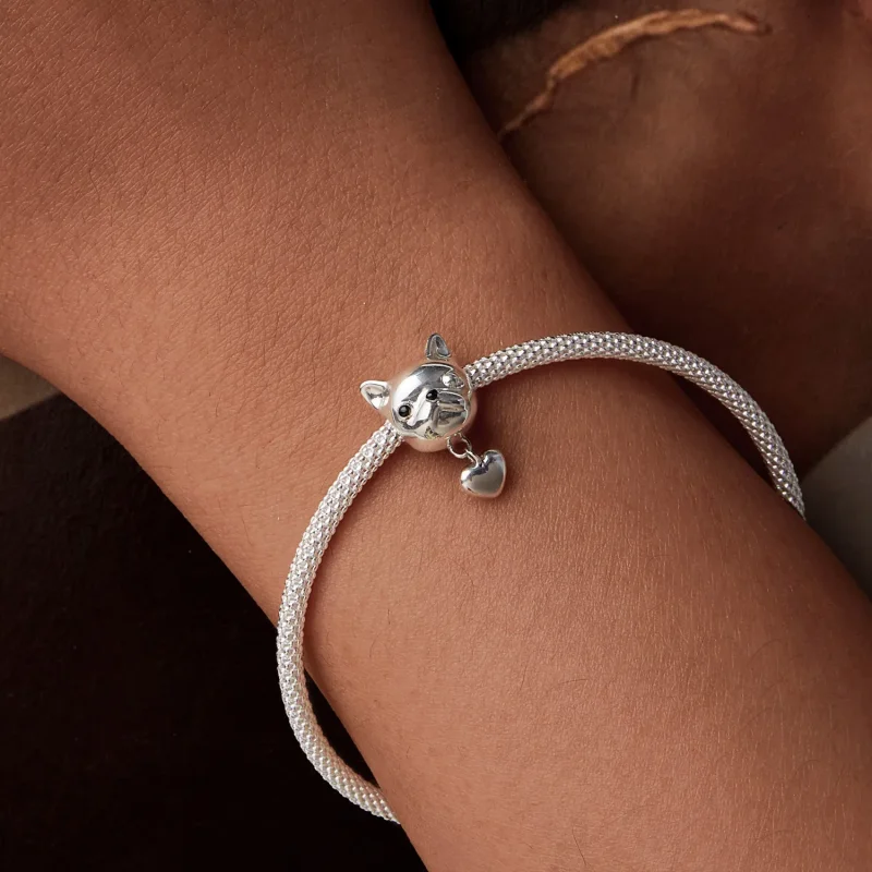 (bilde for) PANDORA Style Love French Bulldog Dangle - SCC2767 - Vis 7