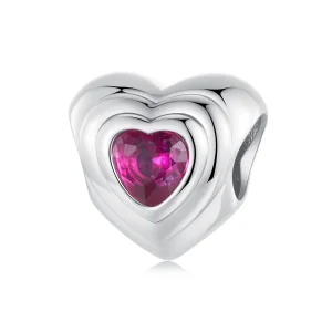 (bilde for) PANDORA Style Love Heart Klassisk Halo sjarm - SCC2776