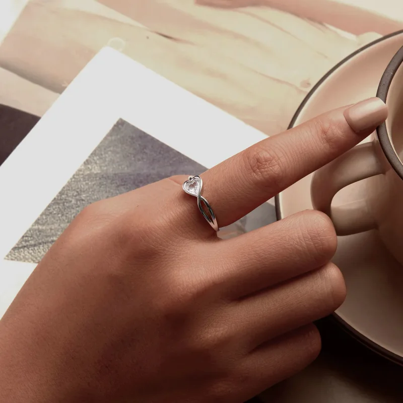 (bilde for) PANDORA Style Love Infinity Ring - BSR550 - Vis 5