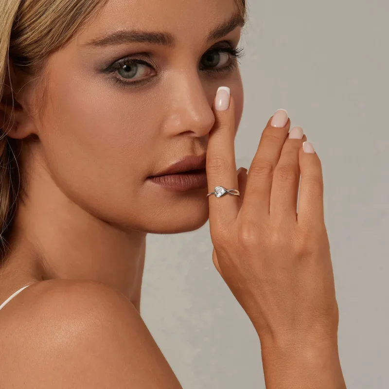 (bilde for) PANDORA Style Love Infinity Ring - BSR550 - Vis 7