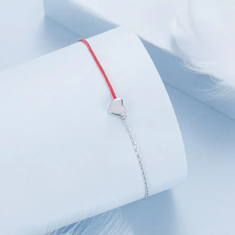 (bilde for) PANDORA Style Love rødt armbånd - BSB180 - Vis 2