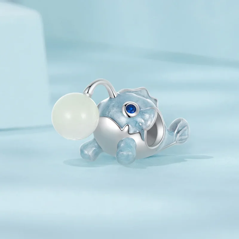 (bilde for) PANDORA Style Luminous Lantern Fish Charm - SCC2795 - Vis 2