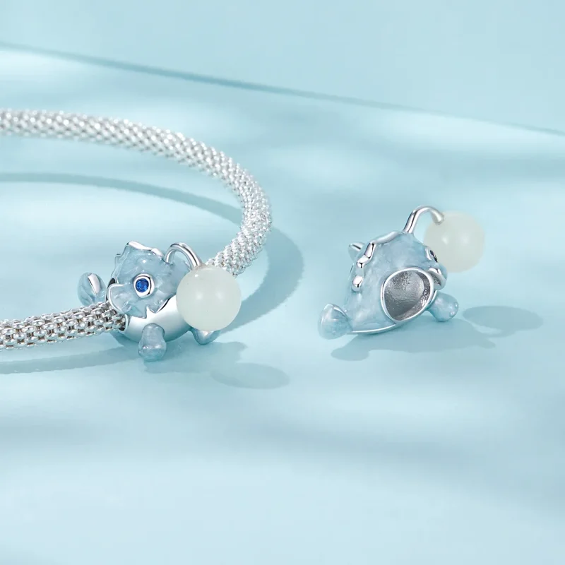 (bilde for) PANDORA Style Luminous Lantern Fish Charm - SCC2795 - Vis 5