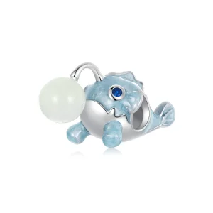 (bilde for) PANDORA Style Luminous Lantern Fish Charm - SCC2795