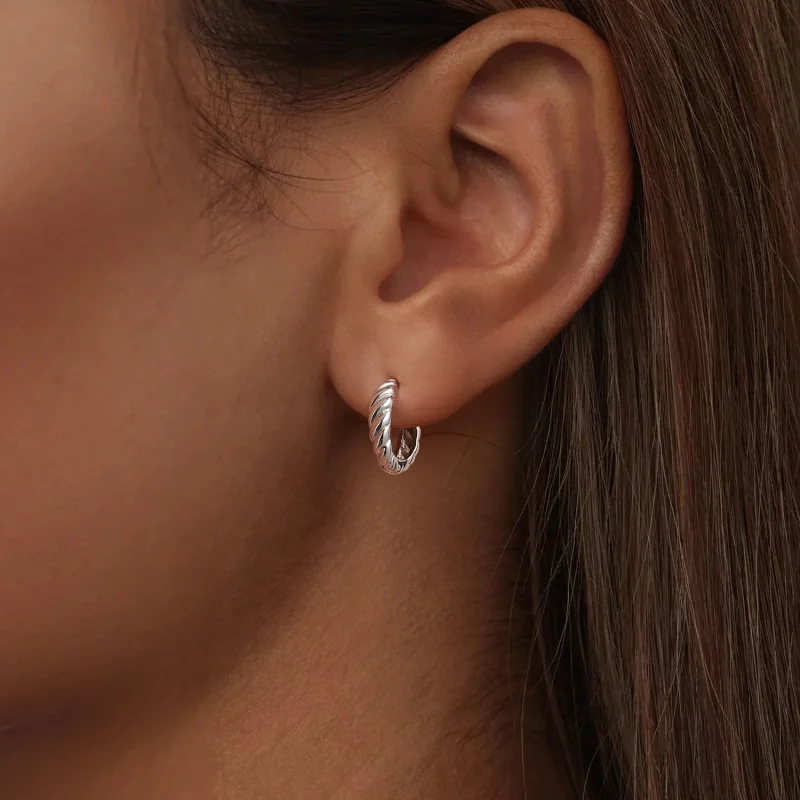 (bilde for) PANDORA Style Metallic øredobber - BSE1024-S - Vis 6