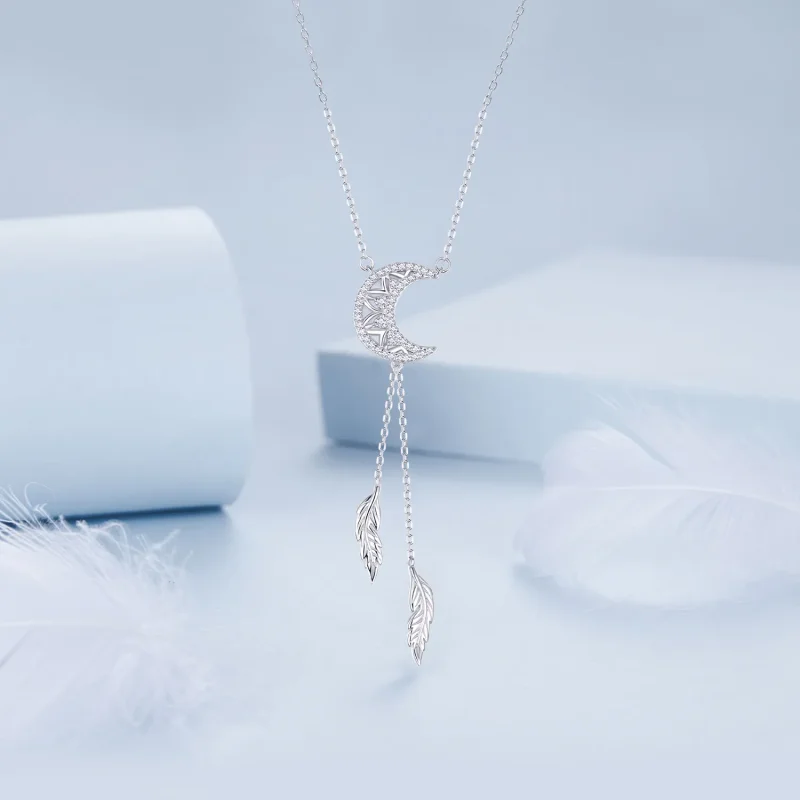 (bilde for) PANDORA Style Moon Dreamcatcher Halskjede - BSN390 - Vis 3