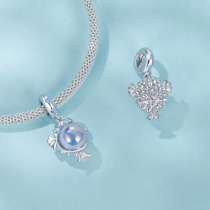 (bilde for) PANDORA Style Ocean Puffer anheng - SCC2798 - Vis 5