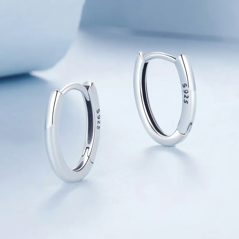 (bilde for) PANDORA Style ovale øredobber - BSE1015-A - Vis 3