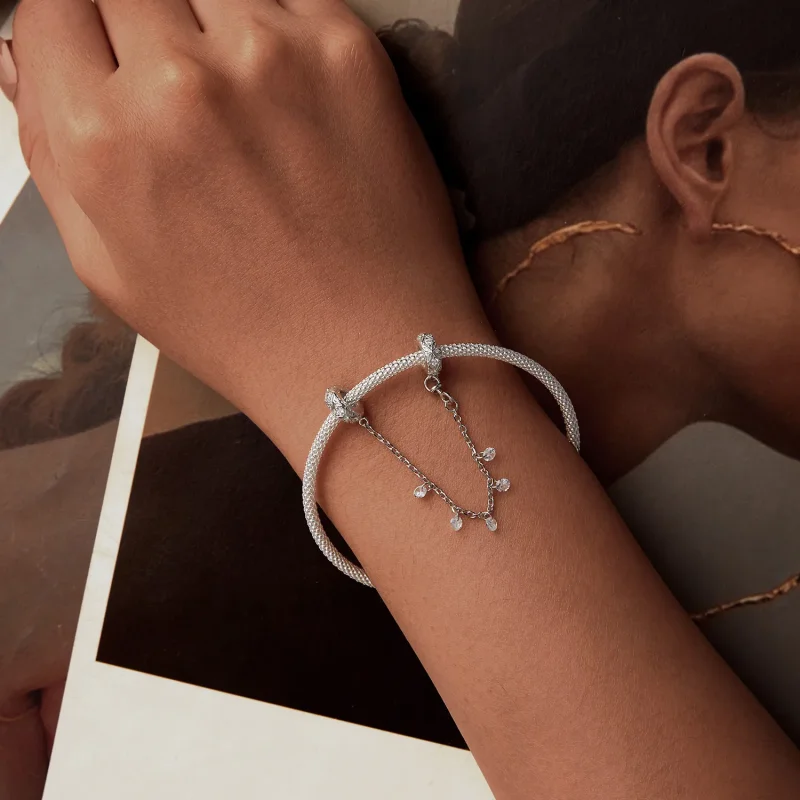 (bilde for) PANDORA Style Preget silikon sikkerhetskjede - BSC1012 - Vis 5