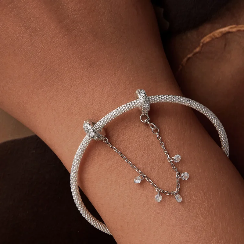 (bilde for) PANDORA Style Preget silikon sikkerhetskjede - BSC1012 - Vis 6