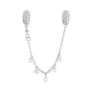 (bilde for) PANDORA Style Preget silikon sikkerhetskjede - BSC1012