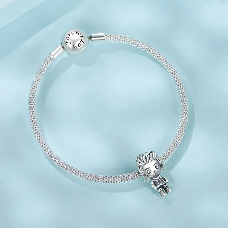 (bilde for) PANDORA Style Punk Boy Charm - SCC2792 - Vis 5