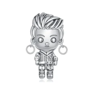 (bilde for) PANDORA Style Punk Boy Charm - SCC2792
