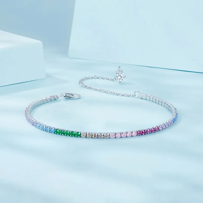 (bilde for) PANDORA Style regnbuearmbånd - SCB277 - Vis 3