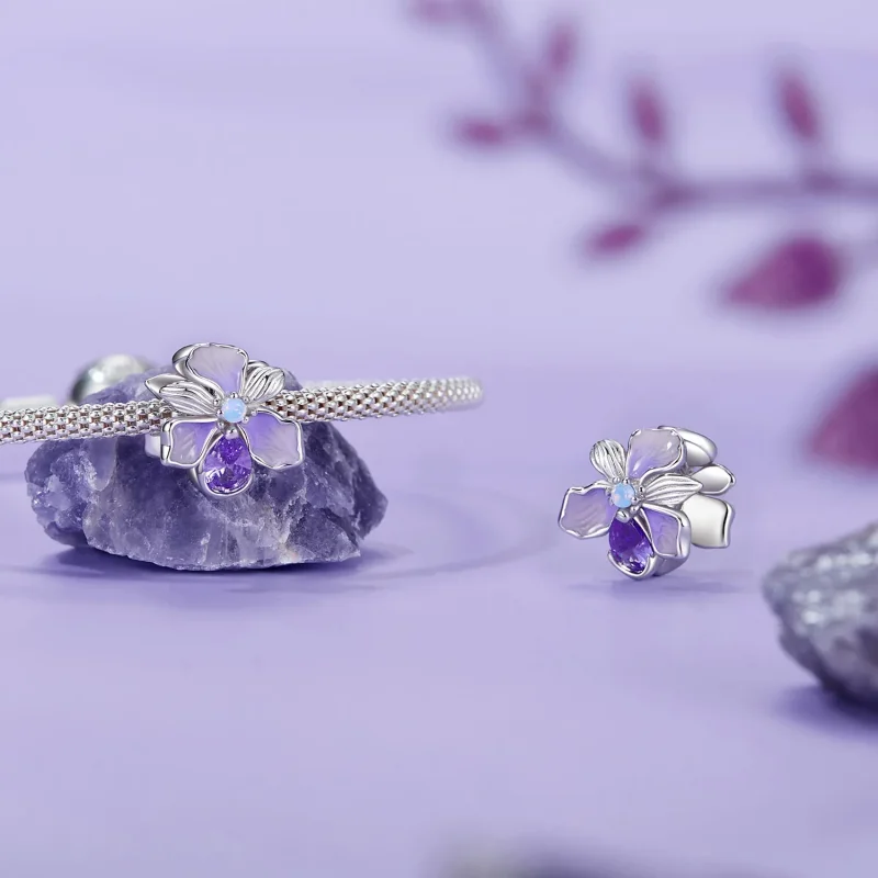 (bilde for) PANDORA Style Romantisk Iris sjarm - BSC1031 - Vis 4