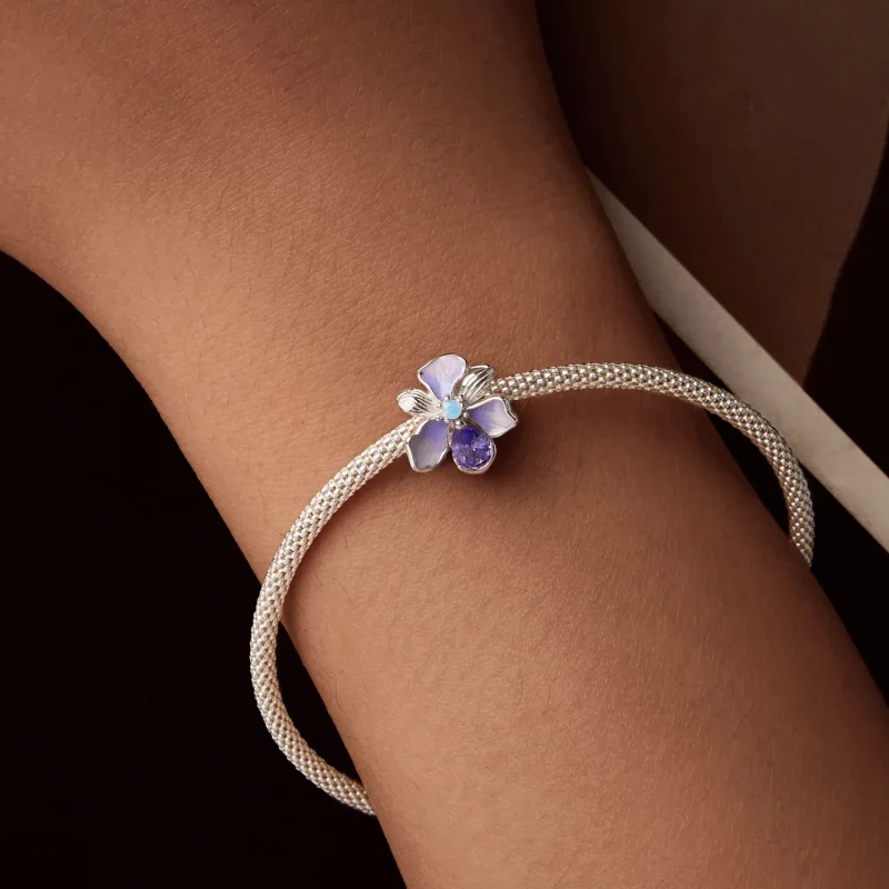 (bilde for) PANDORA Style Romantisk Iris sjarm - BSC1031 - Vis 7